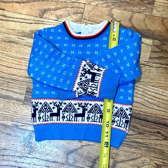 Vintage baby fair isle style sweater EUC - Picture 6 of 8